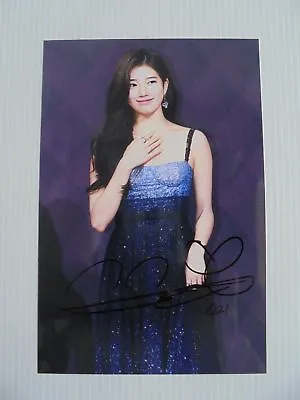 Suzy Bae Miss A 4x6 Photo Korean Actress KPOP Auto Signed USA Seller SALE F1 • $14.99