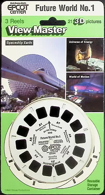 Walt Disney World Epcot Center Future World #1  3d View-Master 3 Reel Set SEALED • $59.99