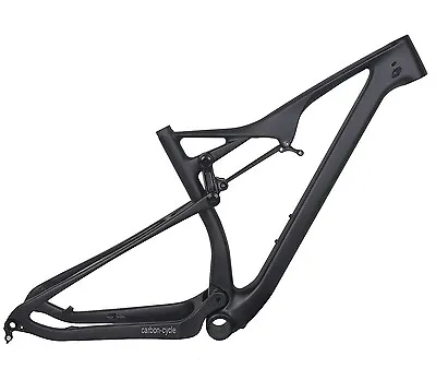 29er 19  BB92 Carbon Frame Full Suspension EPS Matt MTB Disc Brake Mountain Bike • $790