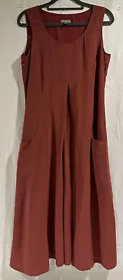 J Jill XS Silk Tank Long Dress Lined Pockets Casual Elegance Party Wedding • $17.49