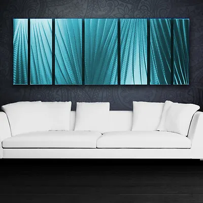 Modern Abstract Metal Wall Art Painting Sculpture Home Pool Decor Indoor Outdoor • $175