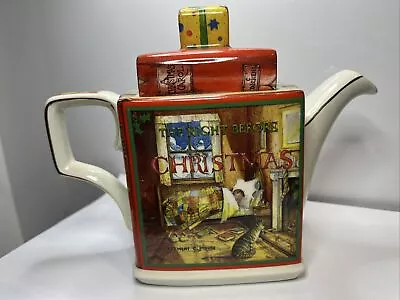 Sadler Teapot 1997 The Night Before Christmas Vintage Collectable England Made • $220