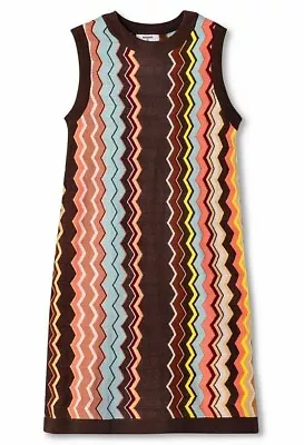NWT MISSONI For Target Colore Zig Zag Sleeveless Crewneck Sweater Dress Size XL • $85