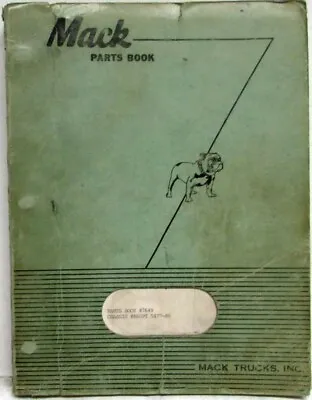 1968-1969 Mack R609T 5477-86 Model Truck Parts Book - Number 7649 • $142.37