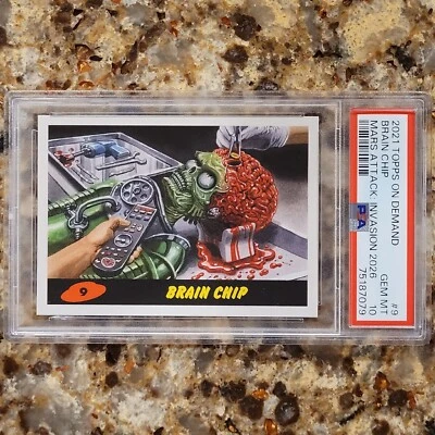 £38.45 • Buy 2021 Topps Mars Attacks: Invasion 2026 #9 Brain Chip PSA 10 GEM MT