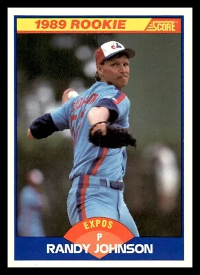 1989 Score Randy Johnson Rc #645 Montreal Expos • $1.99