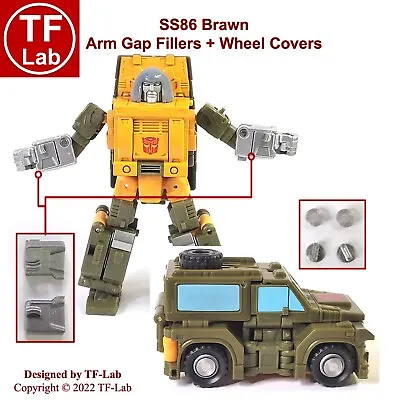 Wheel Arm Gap Covers Set Upgrade Kit For Transformers Studio Series SS 86 Brawn • $8.39