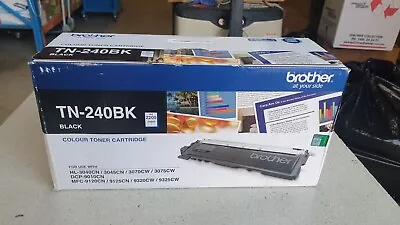 Genuine Brother TN-240BK Black Toner For HL-3040 3045 3070 3075 DCP-9010 & More • $99