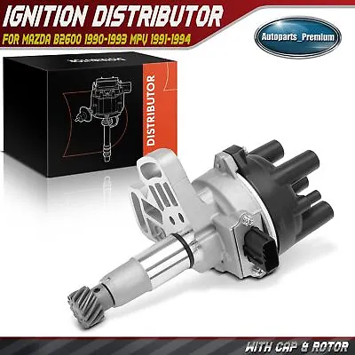 Ignition Distributor W/ Cap & Rotor For Mazda B2600 1990-1993 MPV 1991-1994 2.6L • $94.99