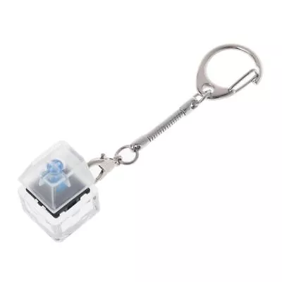 Mechanical Keyboard Cherry MX Switch Tester Lightless Transparent Keys Keychain • $15.24