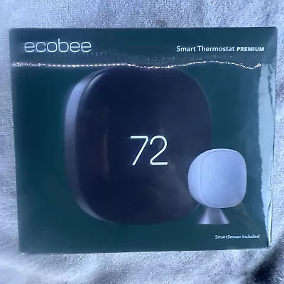 Ecobee Premium Smart Thermostat Programmable Touch-Screen With Smart Sensor NEW • $91