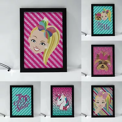 Jojo Siwa Kids Room Decor A4 Prints Set Of 6 Girls Playroom Pink • $40