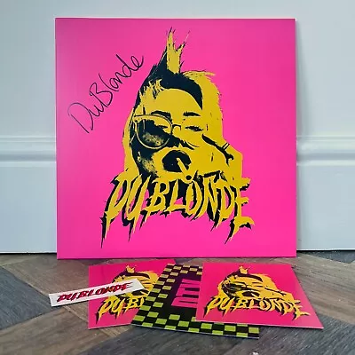 (Ltd/250 Signed Half Pink/ Half Yellow Vinyl) DU BLONDE - Homecoming LP + Cards • £39.50