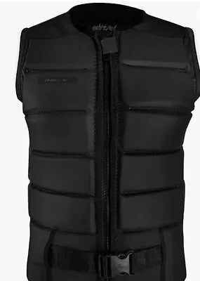 O'Neill Men's Outlaw Comp Vest Black/Black Size L. New With Tag. • $122