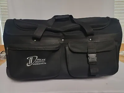 DREAM DUFFEL Large Black Bag Dance Luggage With Retractable Hanging Rack • $99.95