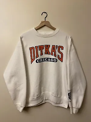 Vintage 90’s Chicago Bears Ditka’s Chicago Mike Ditka White Pullover Size XL • $65