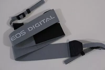 Canon EOS Digital Light Grey Wide Camera Carry Shoulder Strap • £10