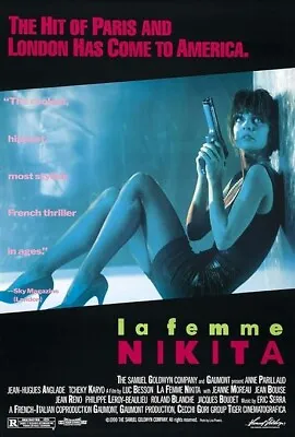 VINTAGE POSTER  La Femme Nikita  Original 1990 One Sheet Rolled S/S Goldwyn • £125.46