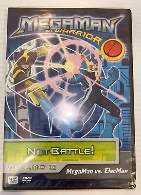 2007 Viz Media Mega Man NT Warrior Vol. 12 DVD Sealed Rare OOP. NetBattle! • $45