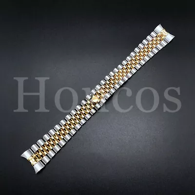 $33.95 • Buy JUBILEE WATCHBAND FITS FOR ROLEX MEN 36MM DATEJUST 16013 16233 Steel Gold 20MM