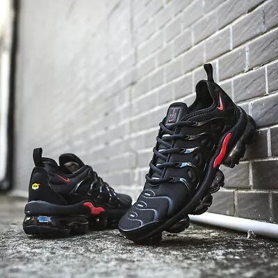 Nike Air VaporMax Plus Men's Shoe Black And Red • $239