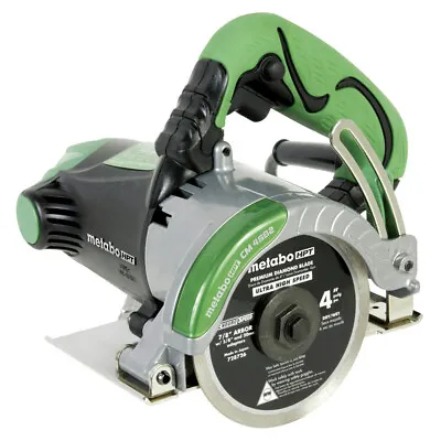 Metabo HPT 4 In. 11.6 A 11500 RPM Low Noise Dry Cut Masonry Saw CM4SB2 New • $101.93