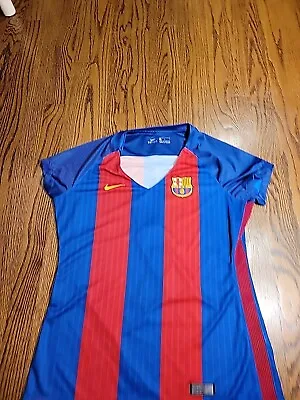 Football Shirt Soccer Barcelona Home 2015/2016 Nike Jersey Barca Kids Youth L • $26.69