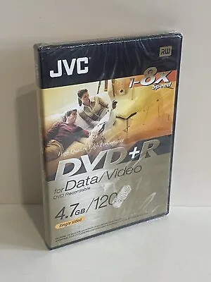 £2.99 • Buy 1 X JVC DVD+R Recordable - 4.7GB - 8x Speed - Factory Sealed