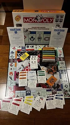 1999 NHL Monopoly Collectors Edition Board Game (Good Condition) • $10.90