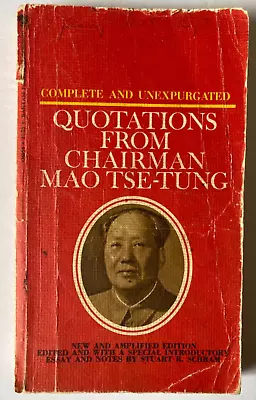 Quotations From Chair Mao Tse-Tung - Edited By Stuart R. Schram- 1972 • £7.23