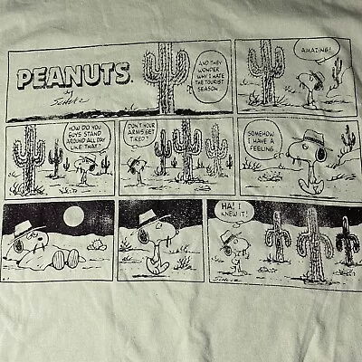 SNOOPY PEANUTS SPIKE WESTERN TEE SHIRT Medium M GOODFELLOW • $14.88