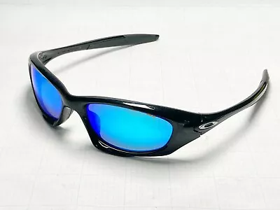 Vintage Oakley Twenty Sunglasses Black With Blue Lens And Case • $92