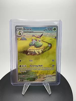 Grotle - 164/162 Temporal Forces Illustration Trainer Pokemon - NM • $4