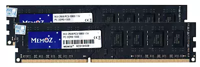 16GB DDR3 (2x8GB) 1333 MHz Desktop RAM Memory PC3 10600 UDIMM 240 Pins 5YearsWty • $42