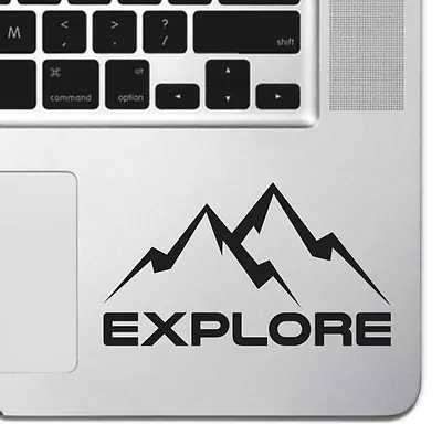 Explore Vinyl Sticker Keyboard MacBook Pro Air Decal Inspirational Text Laptop • $3.39