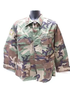 Usgi Army Military Issued Woodland Bdu Battle Uniform Tops M81 Shirt Camo Coat • $24.95