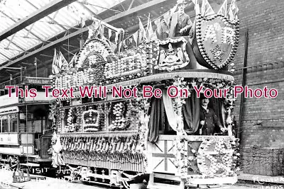 £3.75 • Buy YO 4179 - Illuminated Tram With Driver, Royal Visit, Leeds, Yorkshire 1908