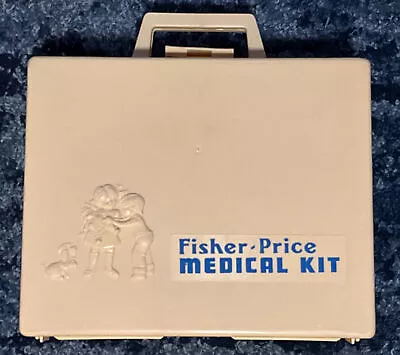 Vintage 1977 Fisher Price Medical Kit Doctor Nurse Toy - Complete Minus Foam • $18.95