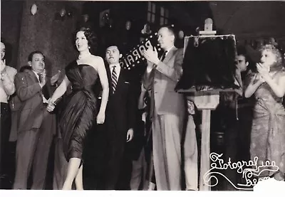 MARIA FELIX AT TEATRO FABREGAS Original Mexico 1958 Candid Photo By Leon • $19.99