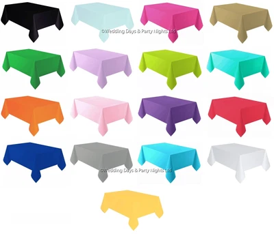 £2.79 • Buy Large Rectangle Wipe Clean Plastic Tablecover Tablecloth Birthday Party Decor