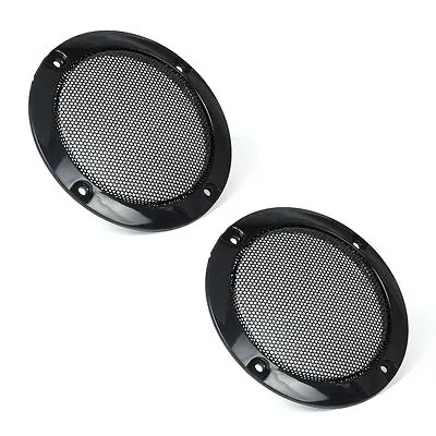 2PCS 3  Inch Speaker Decorative Circle With Protective Black Iron Grille Mesh • $6.71