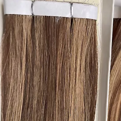 TAPE EXTANSHION EUROPEAN REMY 100% Human Hair Straight 20 Color: F4/27  NO BOX  • $120