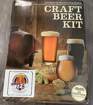 Mr. Beer  IPA Long Play Craft Beer  2 Gallon Home Brew  Making Kit Brown Keg New • $25