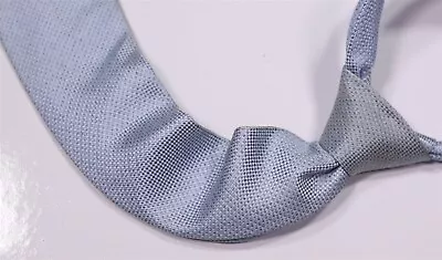 Maker’s Shirt Kamakura Handmade In Japan Light Blue Knit Woven Silk Necktie Tie • $15