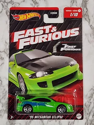 2023 Hot Wheels Fast Furious Series 1 '95 Mitsubishi Eclipse • $30