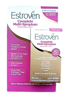 Estroven Menopause Relief Complete Multi-Symptom 84 Caplets EXP 02/2025 • $24.20