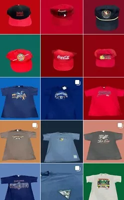Lot Of 45 Pieces VTG Clothing Reseller Bundle Shirts Hats Jackets • $45