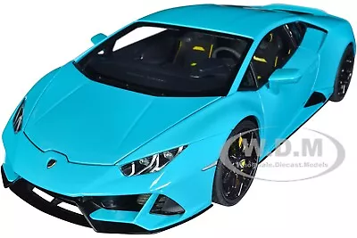 Lamborghini Huracan Evo Blu Glauco Blue 1/18 Model Car By Autoart 79211 • $209.99