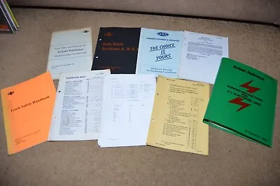 British Railways Board 1970s RULE BOOKS Etc • £3.99