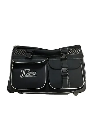 DREAM DUFFEL Black Bag Dance Luggage With Retractable Hanging Rack • $225